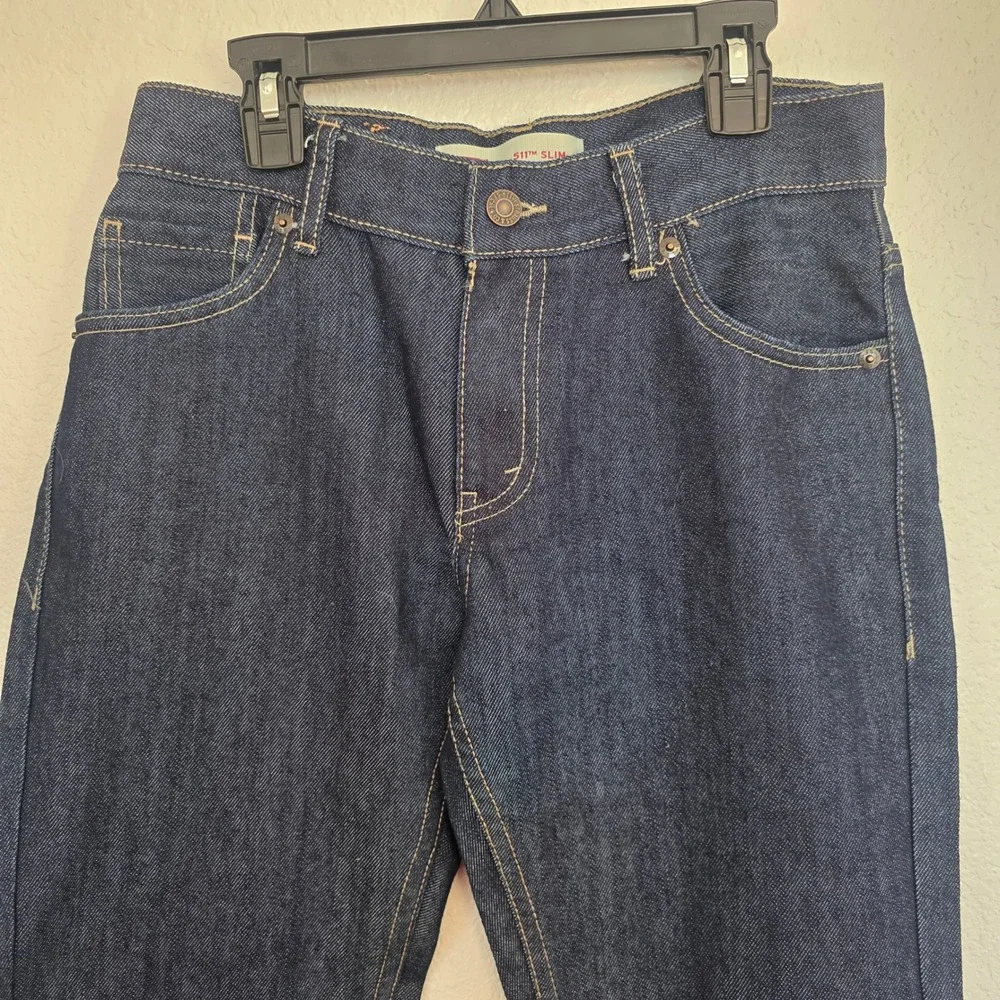 Levi's 511 Slim Fit‎ Dark Wash Denim Jeans Men's Size 28x28  reg 16